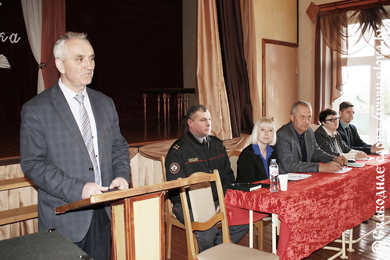 ИПГ в Тихиничах: о ВНС, накопительной пенсии и ремонте дорог