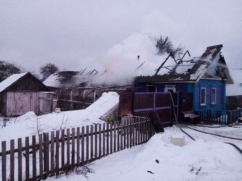 Пожары на Садовых улицах Рогачевского района