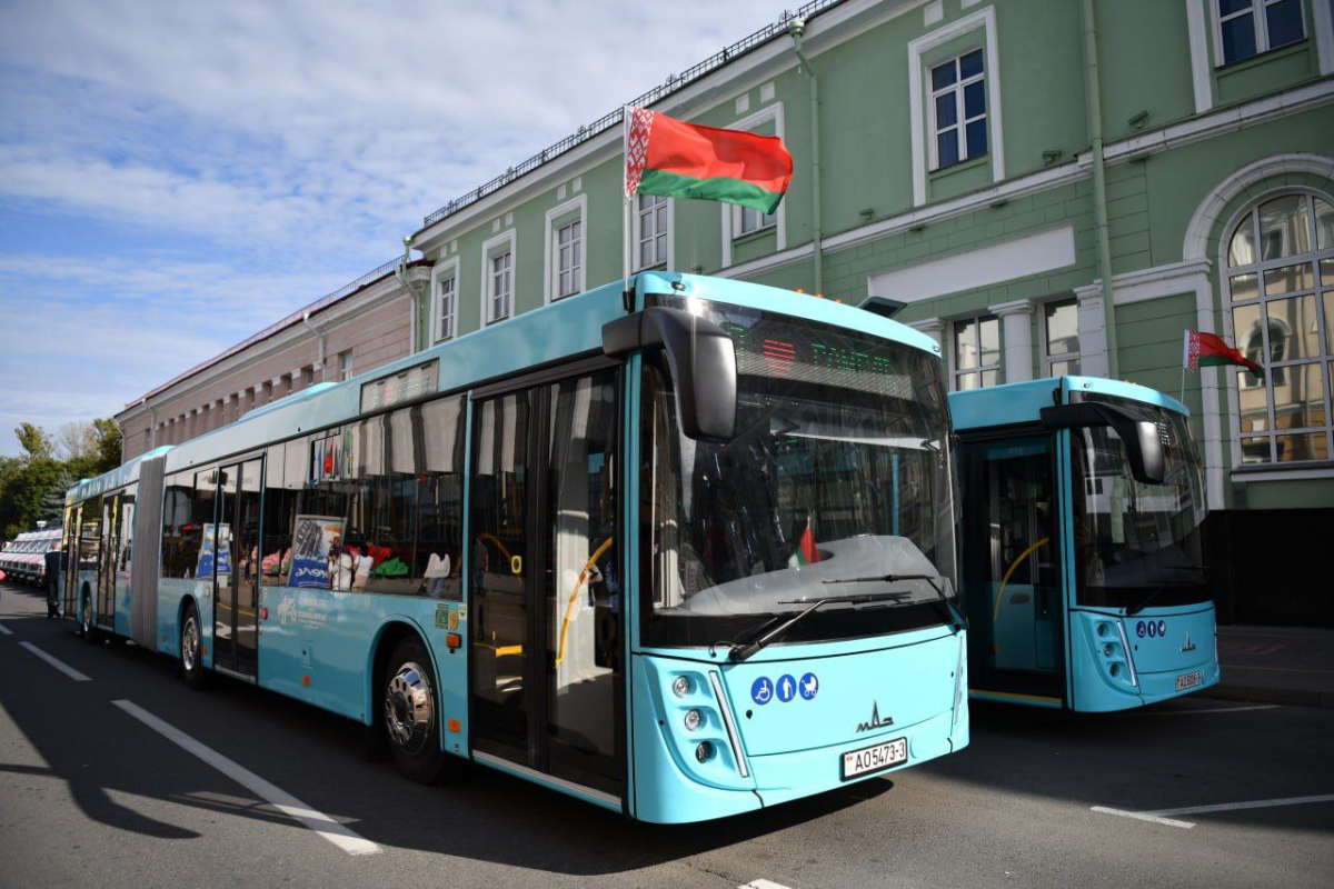 В Гомеле, Рогачеве и Светлогорске на маршруты вышли новые автобусы МАЗ
