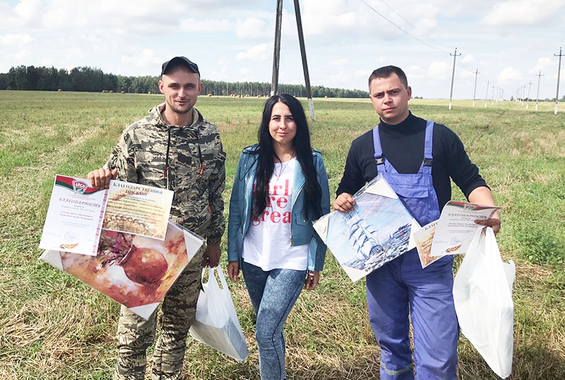 Сельское хозяйство на Рогачевщине.  Молодым покоряются поля