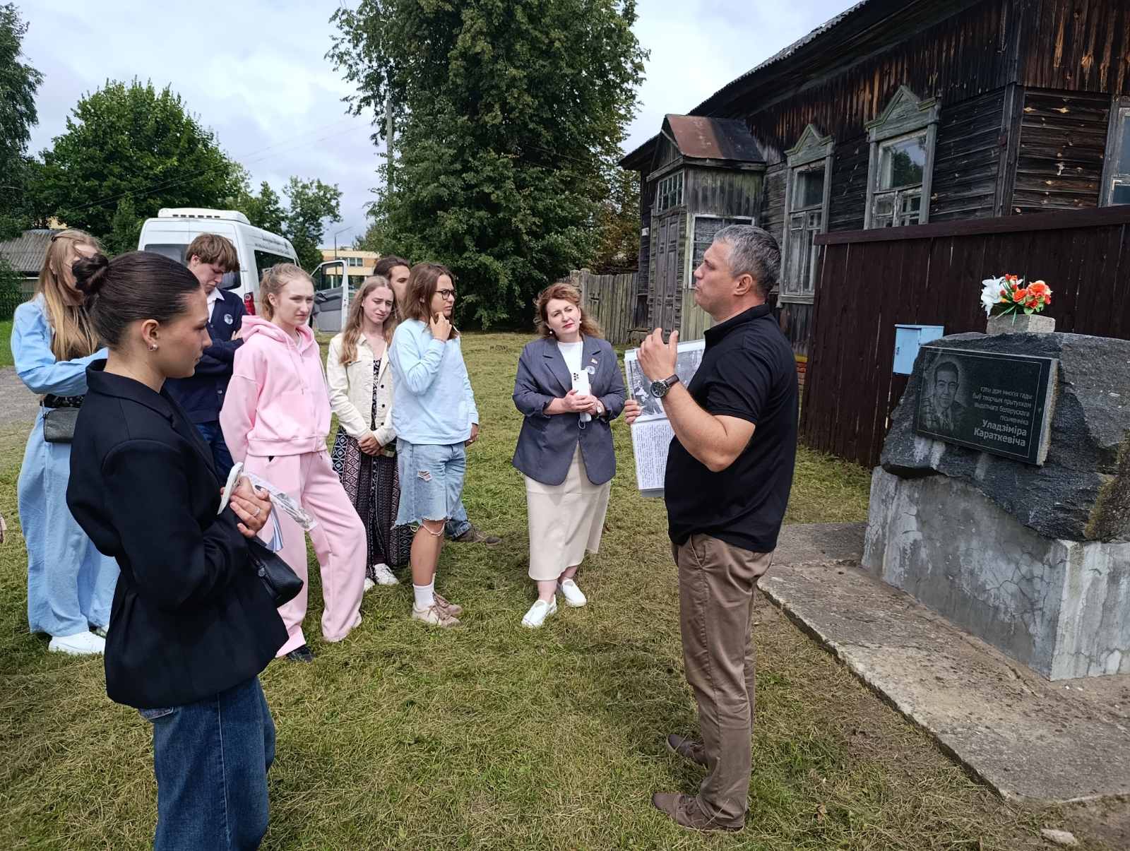 Маладыя аўтары “Бярозкі” прайшлі рагачоўскімі сцежкамі Караткевіча