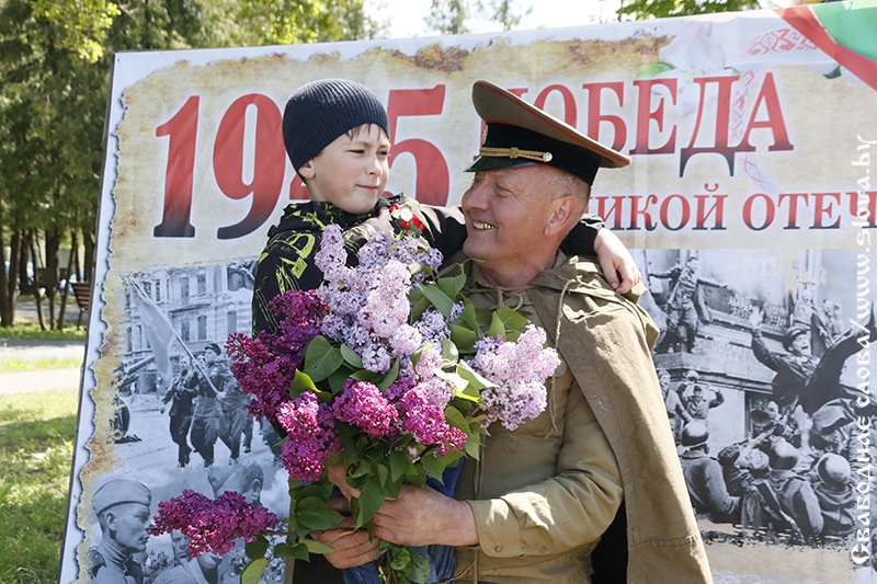 И в каждом сердце – День Победы! Как в Рогачеве отметили 9 мая