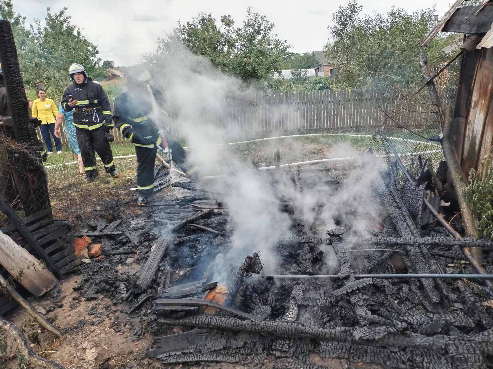 Рогачевский район. В деревне Кошара горел сарай
