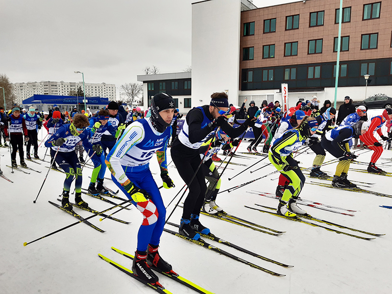 Рогачевские лыжники покорили Minsk Ski Cup