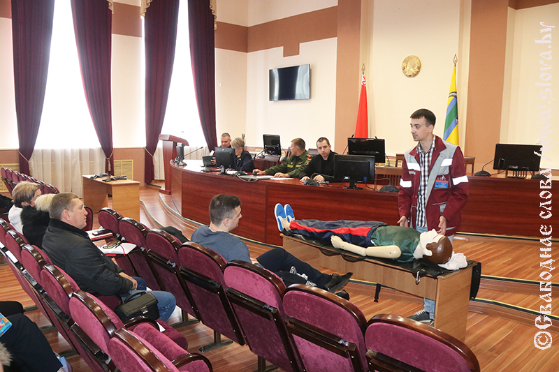 В Рогачеве прошел семинар-учеба по формированию отрядов народного ополчения и выполнения ими задач по предназначению