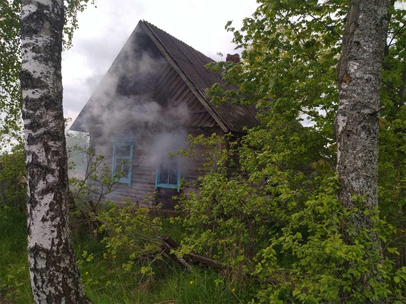 На Рогачевщине снова горел дом