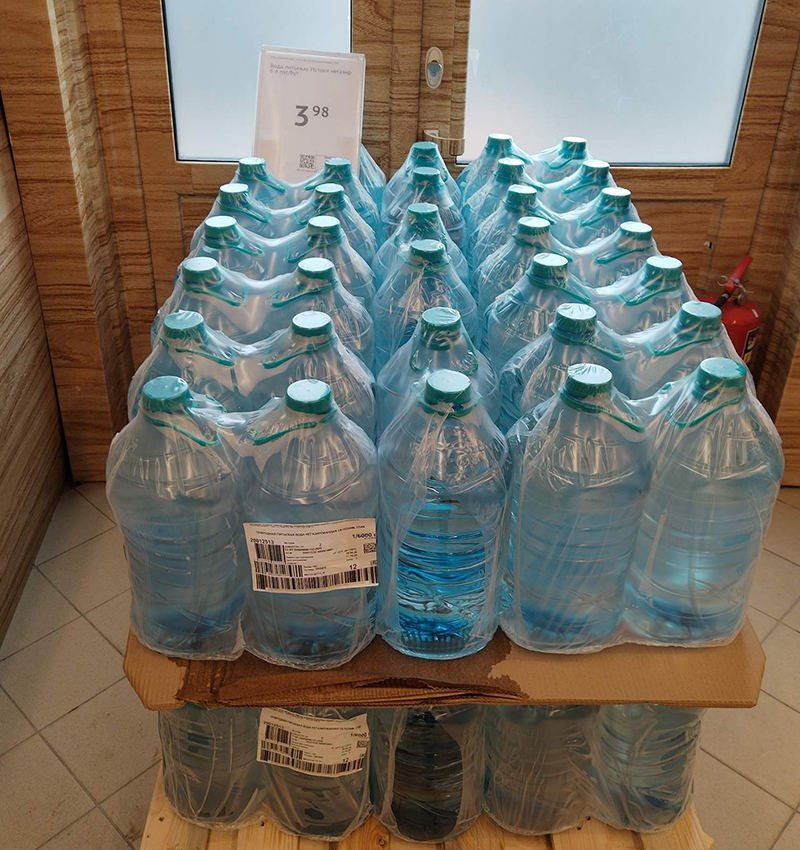 Питьевой воды в магазинах Рогачева хватит всем