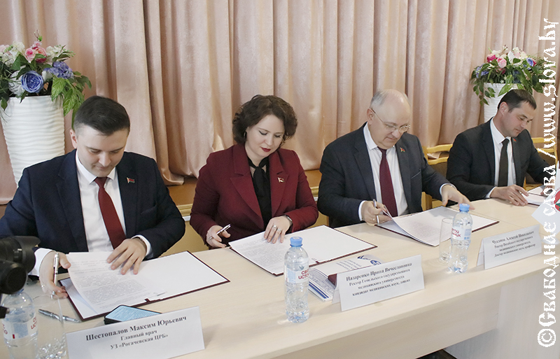 Историческое соглашение подписали на базе Рогачевской ЦРБ