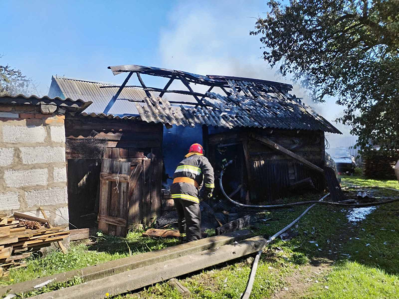 Рогачевский район. В Довске случился пожар