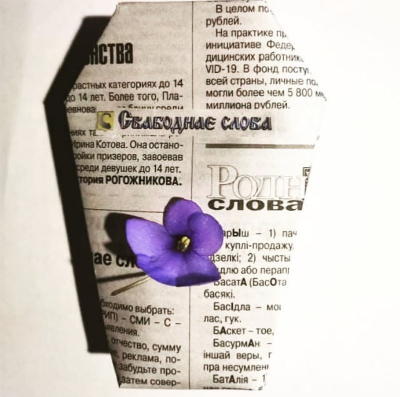Бумажные гробики из «Свабоднага слова» - новая «забава» рогачевских неофашистов