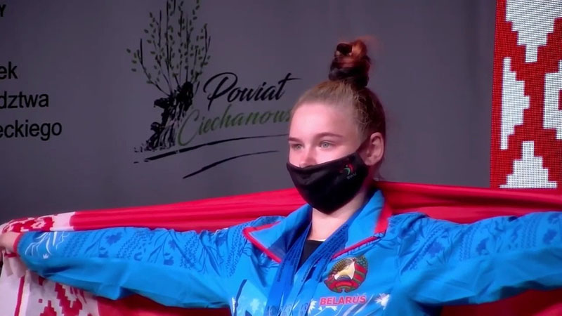 Рогачевская тяжелоатлетка Кристина Крачева стала чемпионкой Европы