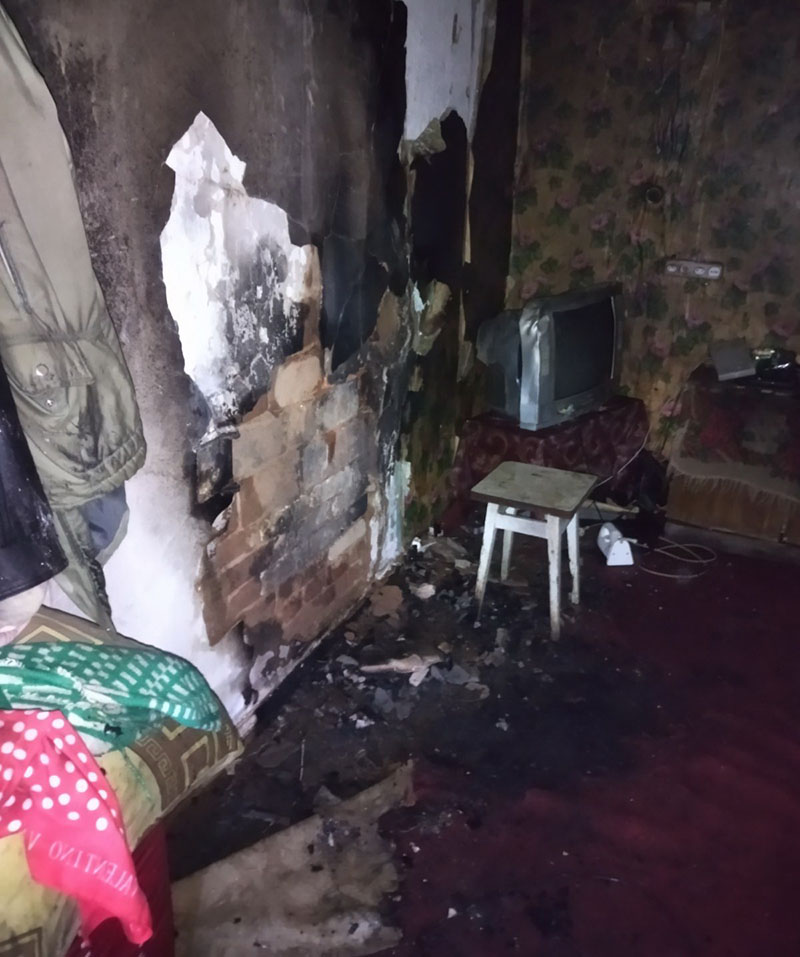 Один день – два пожара в Рогачевском районе