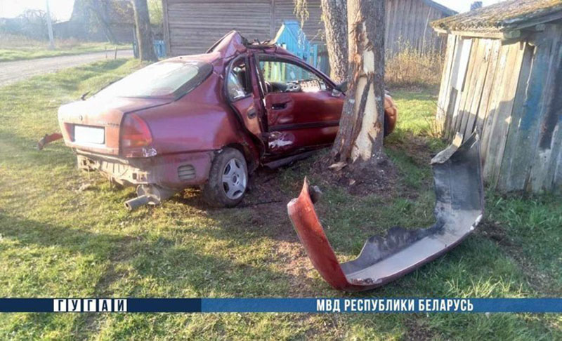 В Рогачевском районе в ДТП пострадали две несовершеннолетние девушки