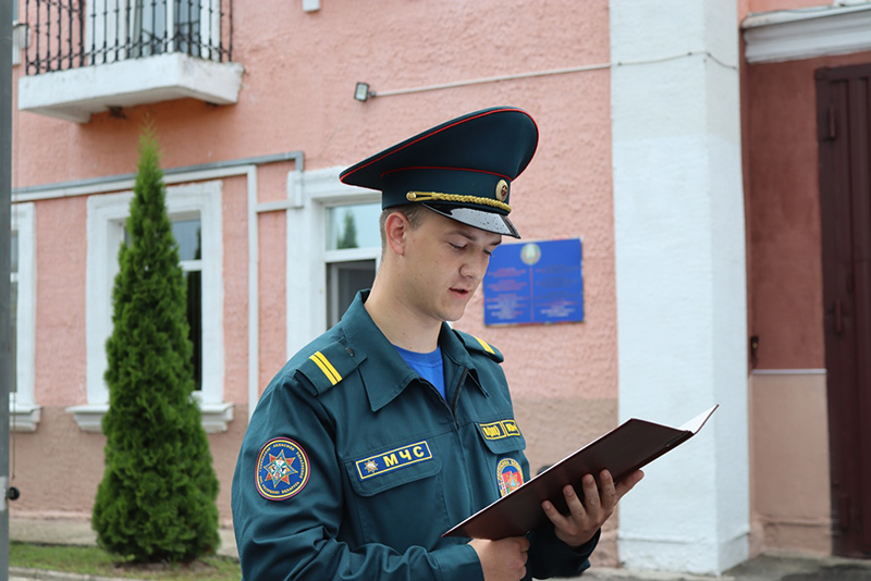 День пожарной службы Беларуси отметили рогачевские огнеборцы