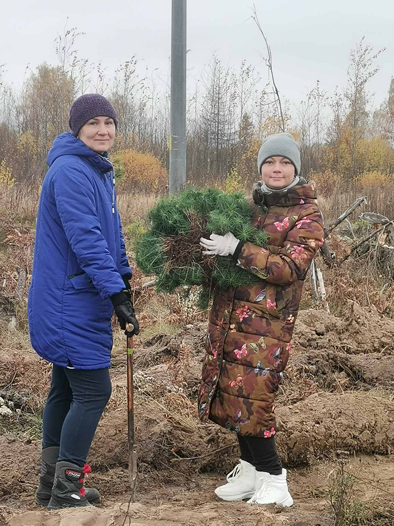 Рогачевцы продолжают экологический марафон акции «Дай лесу новае жыццё!»