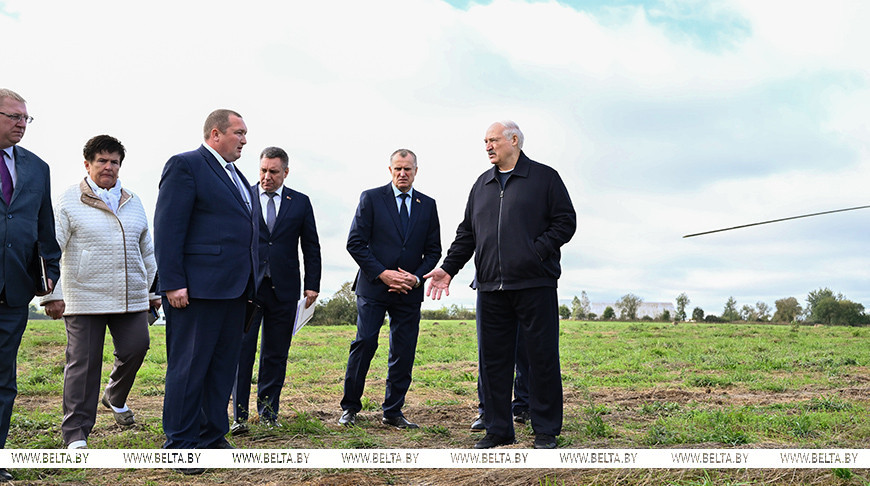 В графике Президента - сельхозтематика. Лукашенко совершил рабочую поездку в Шкловский район 