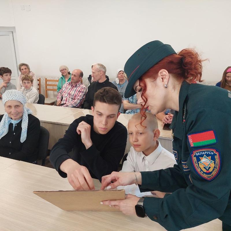 «На Бога надейся, а сам не плошай»: в Рогачеве прошло занятие в воскресной школе