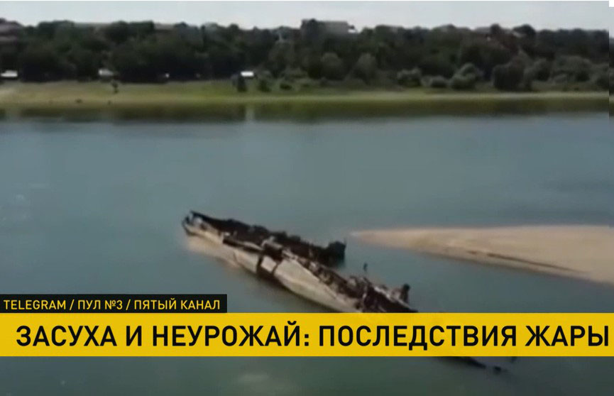 Дунай обмелел настолько, что из-под воды показались затонувшие военные корабли времен Второй мировой
