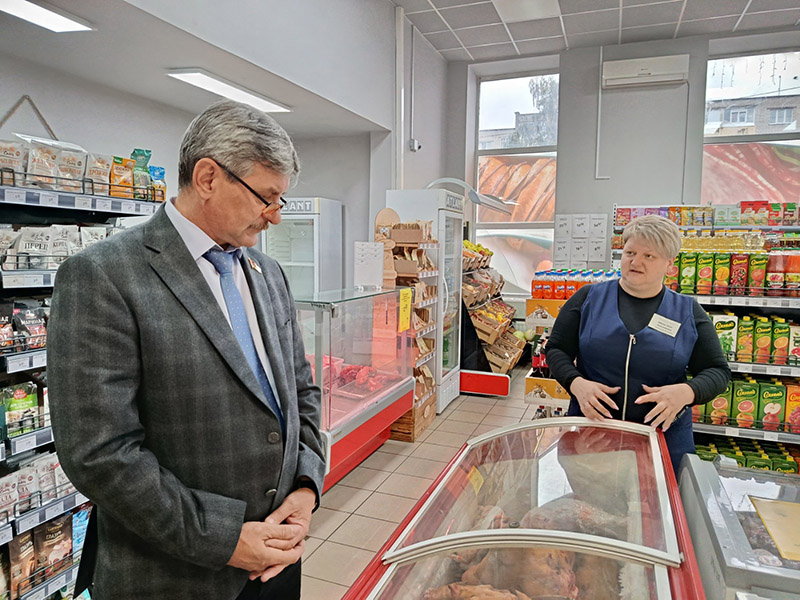 Депутат Николай Куденьчук провел плановый мониторинг цен