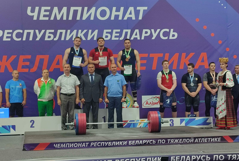 Рогачевские тяжелоатлеты – на пьедестале чемпионата Беларуси