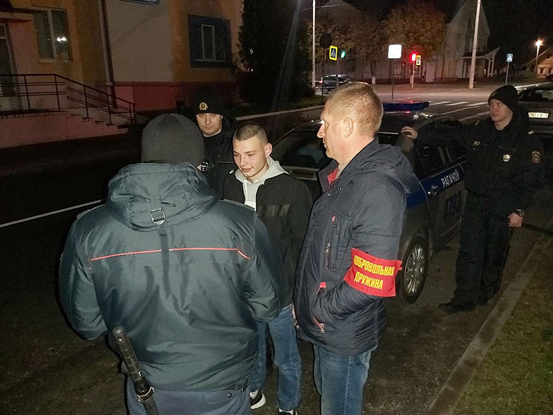 Народные дружины в Рогачеве –  в поддержку мира  и спокойствия
