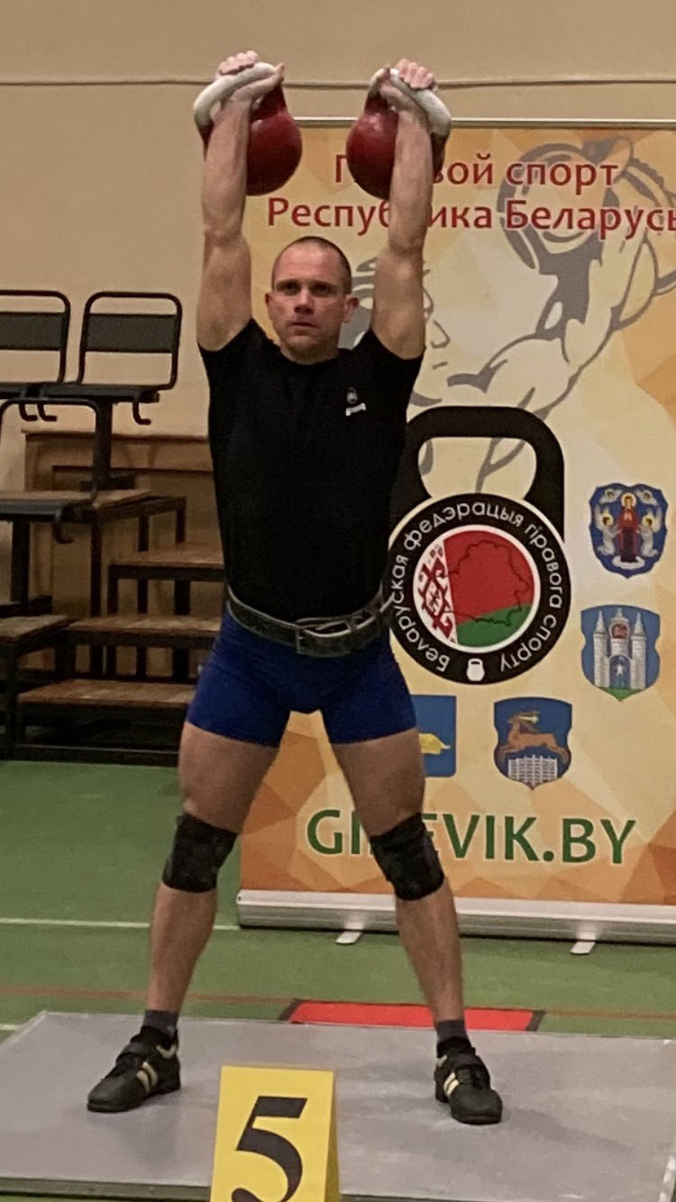 Рогачевец Алексей Горновский – чемпион Беларуси  по гиревому спорту