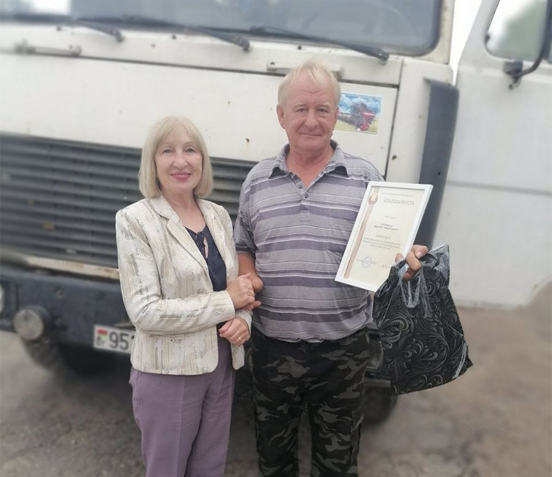 Ветеран труда в лидерах жатвы