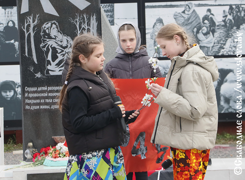 Непокоренные духом: Рогачев чтит память узников нацистских концлагерей