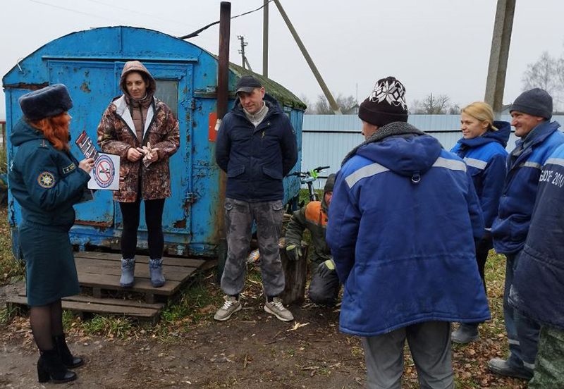 Рогачевские спасатели призывают не прожигать свою жизнь!