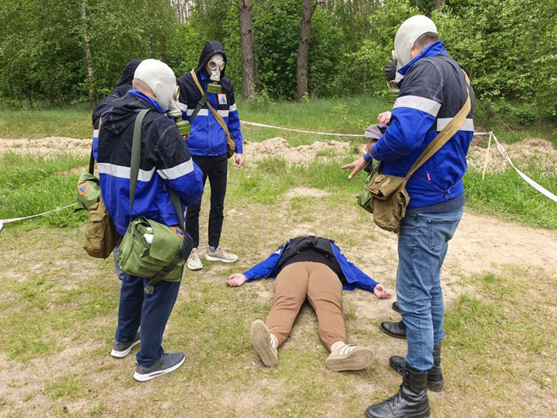 В Рогачеве определили лучшие команды в соревнованиях санитарных дружин