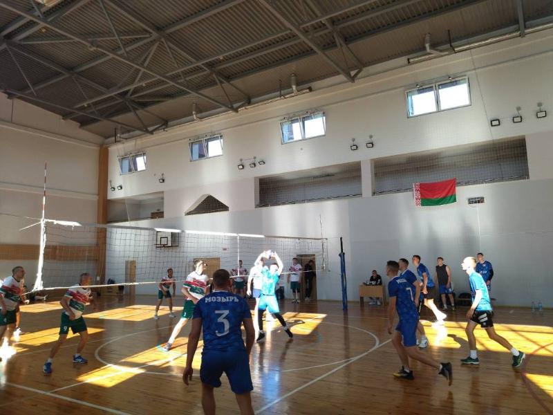 На Рогачевщине выявили лучших волейболистов среди спасателей