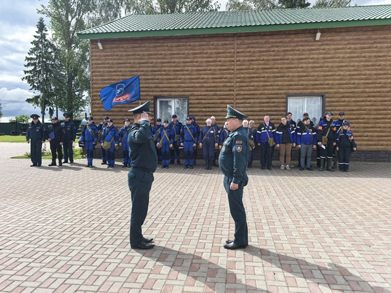 В Рогачеве определили лучшие команды в соревнованиях санитарных дружин