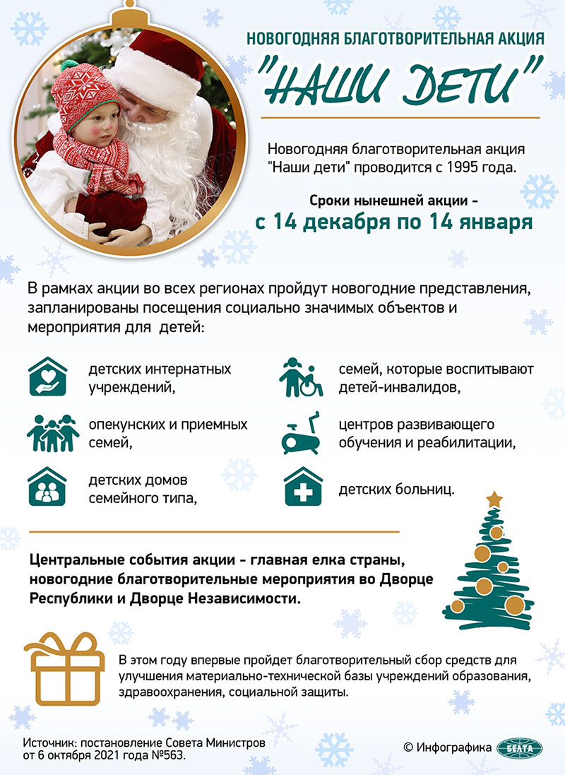 Новогодняя благотворительная акция "Наши дети"