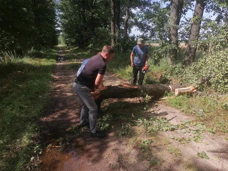 Маленькой помощи не бывает. Как жители Гадиловичского сельсовета сообща справляются с последствиями урагана
