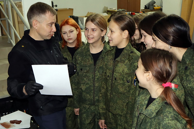 Профориентация от рогачевских экспертов-криминалистов